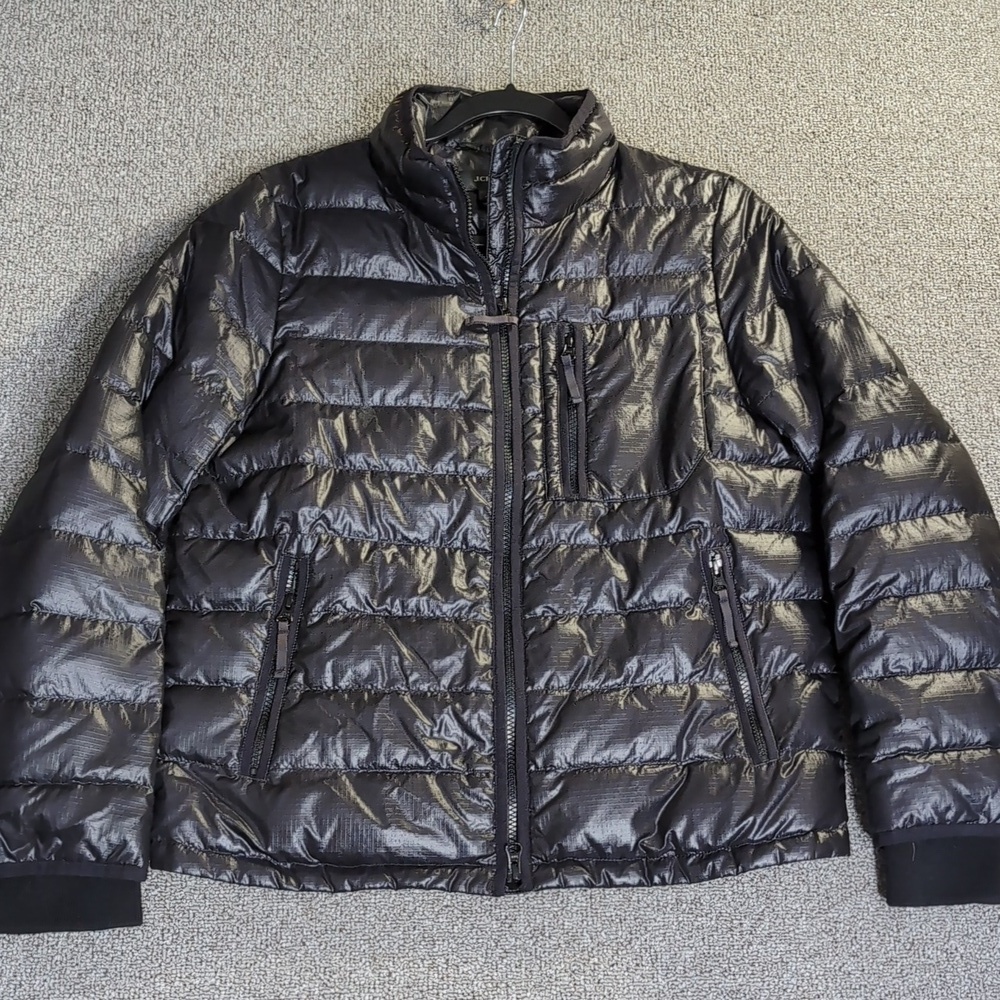 J. Crew Down Quilted Puffer Jacket Size Medium in Black